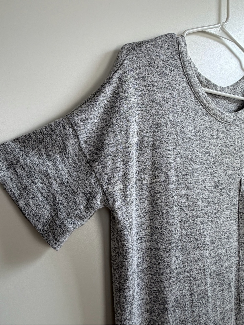 rag & bone/JEAN Marled Pocket Tee Gray Size Small - Picture 6 of 13